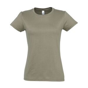 SOLS Womens/Ladies Imperial Heavy Short Sleeve Tee / Khaki